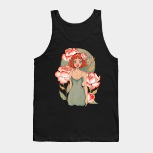 When the Peonies Bloom Tank Top